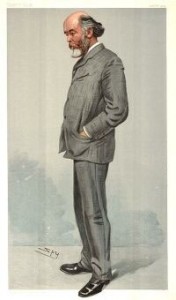 Caricature of Sir Oliver Lodge