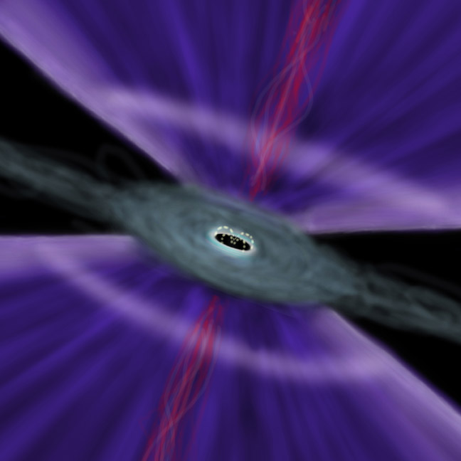 Empty hole where black hole should be