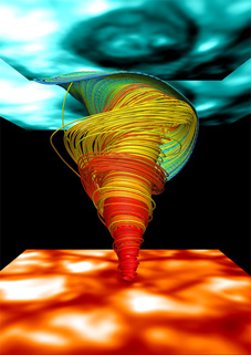 Solar tornado image
